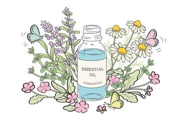 花と精油の香りに誘われて、ちょうちょが飛んできた。 © Soot kiri