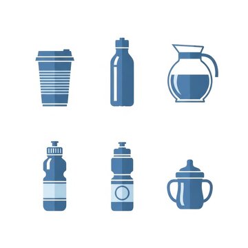 Water Supply Icon Set
