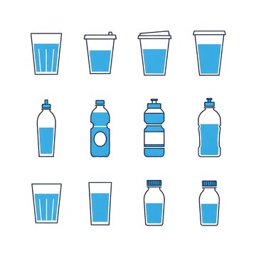 Minimal Beverage Symbols