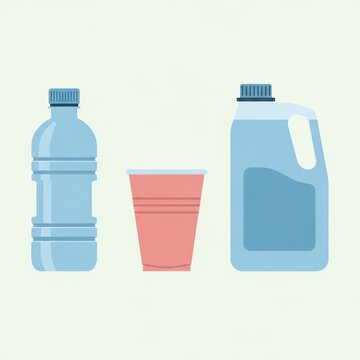 Flat Beverage Icons