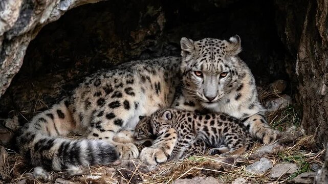 동물,눈표범,표범,Animals, snow leopards, leopards