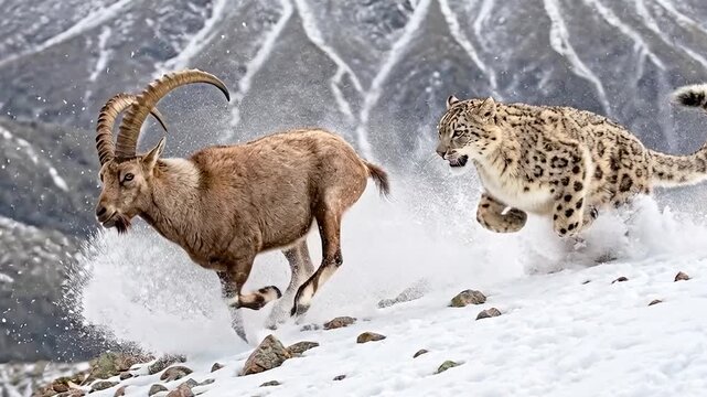 동물,눈표범,표범,Animals, snow leopards, leopards