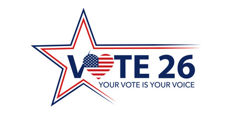 Fototapeta premium Election Vote 2026
