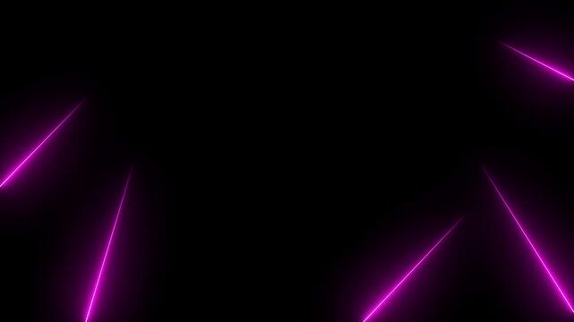 The image features a dynamic, abstract design with glowing red and green neon lines set against a dark background.