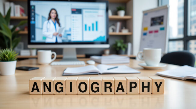 Angiography for vascular diagnosis and cardiac screening supporting hospital imaging artery blockage detection and treatment planning in interventional radiology and cardiology care