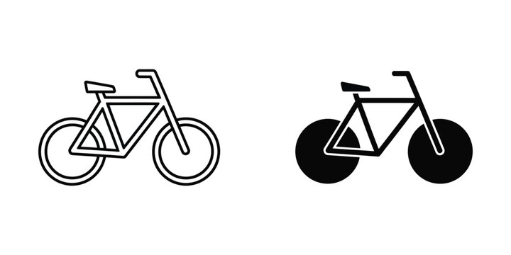 Comparison of road bicycle and fixed-gear bicycle designs with different tire styles