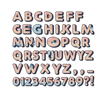 Colorful Alphabet Letters and Numbers 2.