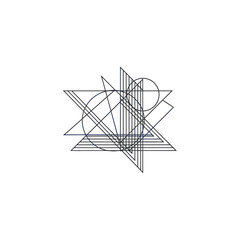 Obraz premium A stylized leaf and wave logo design.