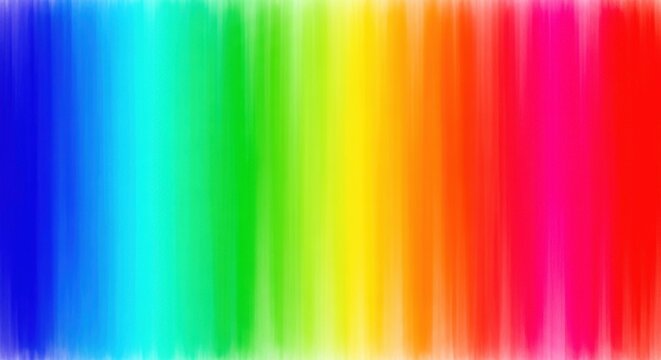 Abstract rainbow spectrum background with vertical vibrant colorful stripes of light.