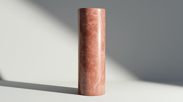 porphyry. A deep red porphyry column base from ancient Rome with a polished smooth surface and intricate veining. real-estate listings.
