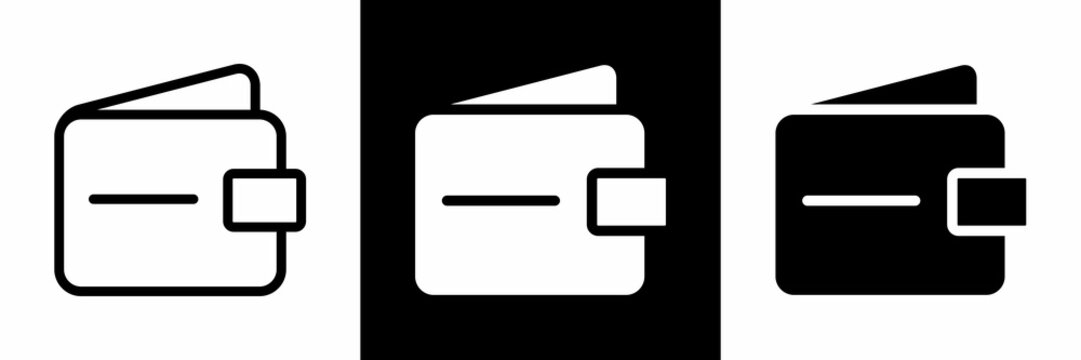Empty Wallet Icon &ndash; Minimal Low Balance Symbol