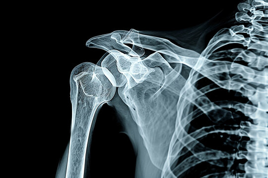 Shoulder Joint X-ray in AP View 