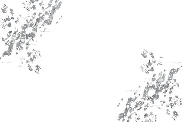 Obraz premium Silver Foil Frame. Silver glitter gradient stack. Silver watercolor splatter frames. Silver stroke on transparent background. Postcard wedding design. Luxury premium template projects congratulations.