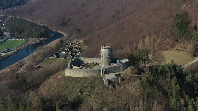 Rytro zamek, Małopolska, Beskid Sądecki