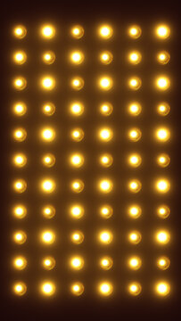 Disco Light Wall Random Flashing LED Grid , Party, Nightclub, DJ Stage for Events and Visuals vertical social media background