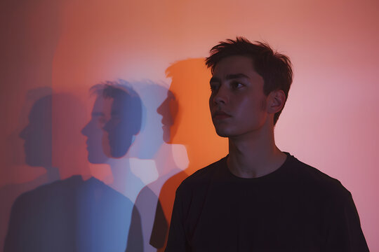 Human Casting Multiple Shadows of Emotions