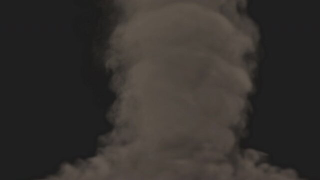 Realistic Tornado Cyclone VFX with Spinning Wind, Dust and Debris &ndash; Cinematic Natural Disaster Storm Effect for Movies, Games and Visual Effects