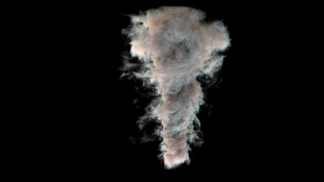 Realistic Tornado Cyclone VFX with Spinning Wind, Dust and Debris &ndash; Cinematic Natural Disaster Storm Effect for Movies, Games and Visual Effects