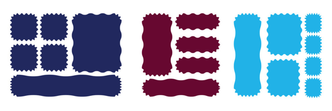 Bento style layout grid templates. bento box photo frame collage layout. Light mood board mockup horizontal banner. Colorful trendy geometric brick layout collection. Pictures collages with trendy Y2