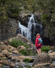Madeira, Madera, Ilha da Madeira Cascata da Lagoa do Lajeado no final da Levada do Alecrim © filozofgrecki