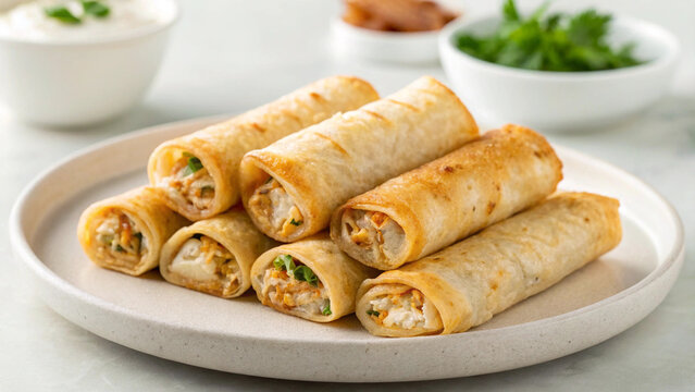 chicken flauta rolls