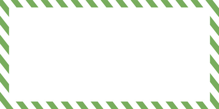 Candy cane frames on white background. Christmas and New Year candy frame. Holiday  border.&nbsp;flat&nbsp;style. Vector Illustration .EPS 10 .