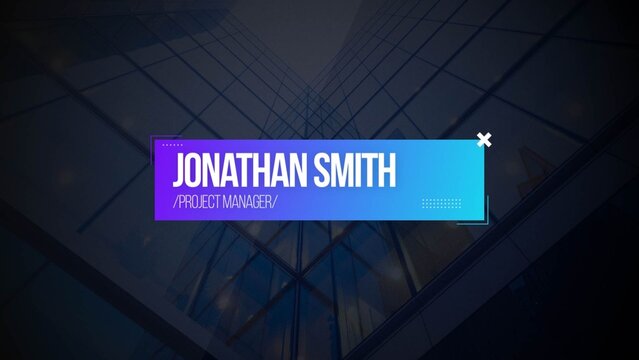 Clean Gradient Lower Third 01