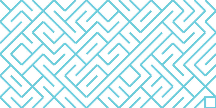 Maze Seamless Pattern Backgrounds. Vector.