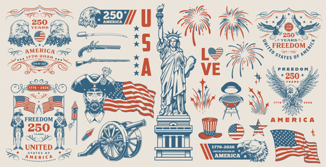 Celebrating 250 years of USA © DGIM studio