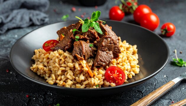 Graupen mit Rindfleisch &ndash; Klassisch