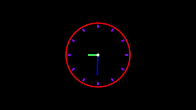 Simple clock icon