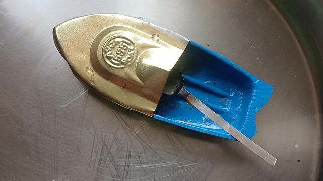 Nostalgic steam toy boat of India.