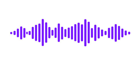 Naklejka premium This digital blue waveform illustration features a sound wave vector design representing audio frequency data and music equalizer bars on a technology growth chart for a business market graph