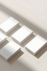 Fototapeta premium blank business cards template