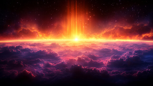 Luminous clouds in the universe