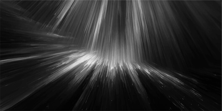 abstract artwork depicting cascading light, capturing the dramatic contrast between light and shadow. conveying the sense of mystery and depth, the monochrome palette adds to the timeless quality.
