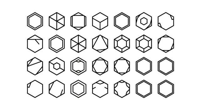 Collection of various geometric shapes.
