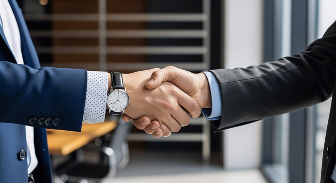 Jabat Tangan Kesepakatan dan Kerjasama Bisnis