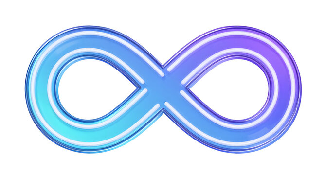 infinity symbol, infinite loop, endless symbol, eternal loop, abstract shape, glass symbol, transparent object, glossy surface, shiny material, reflective glass, crystal design, 3d render, digital art