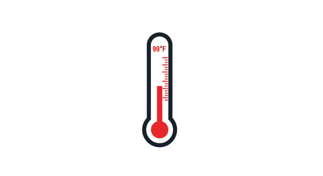 Thermometer with high temperature reading.