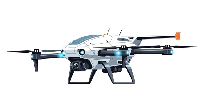 military helicopter isolated on white