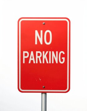 No parking sign