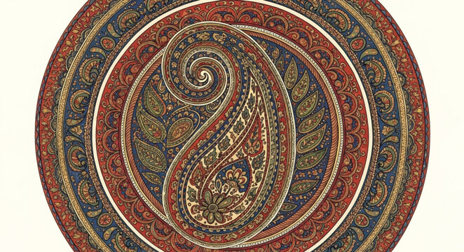 Intricate Circular Pattern Design.