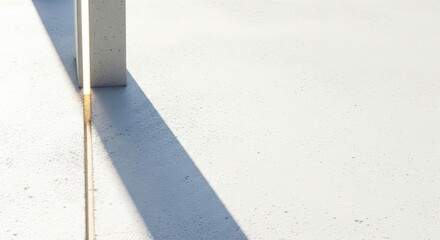 Fototapeta premium Geometry in Sunlight Architectural Abstraction Shadow Play on Concrete Linear Composition for Design Inspiration Urban Textures and Aesthetic Form