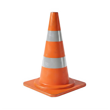 Traffic cone, road cone, safety cone, orange cone, construction cone