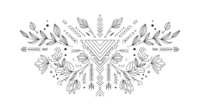 Intricate Snowflake Design Pattern.