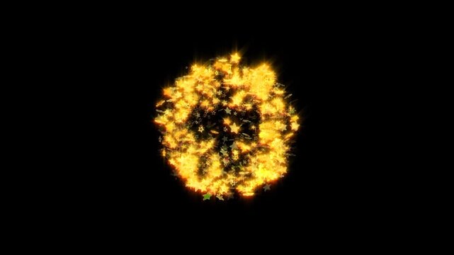 花火パーティクル3_キューブ星ロック
