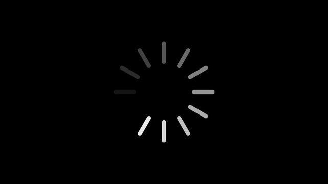 Loading Animation Loop | Buffering Progress Indicator | UI Spinner