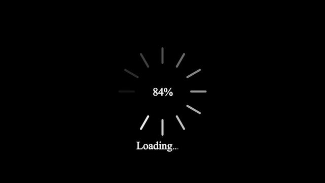 Loading Animation Loop | Buffering Progress Indicator | UI Spinner