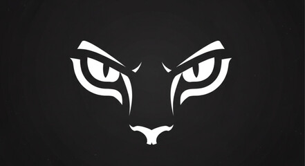 Panther Face Closeup Graphic Design. © Hasyim